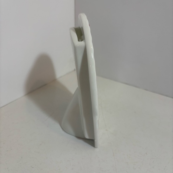 🛍️3/$30‎ Vintage Eaton collection Japan Kato Kogei white ceramic photo frame - Picture 4 of 12